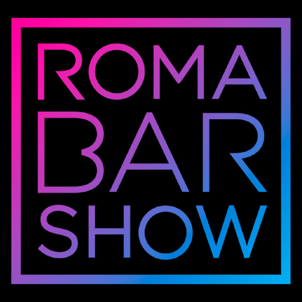 LOGO ROMA BAR SHOW mixology partecipazione amaro rubino con italian spirits